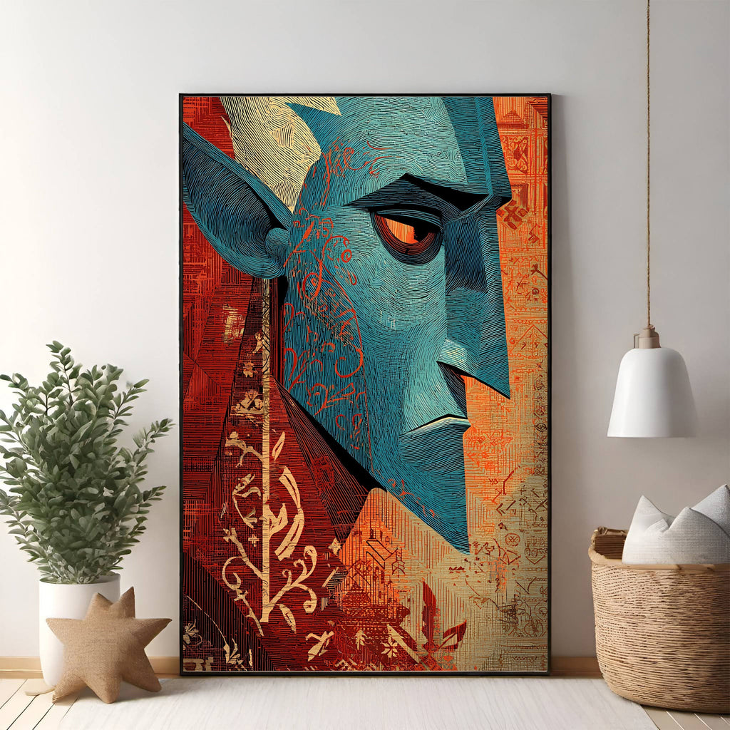 Abstract Portrait Wall Art