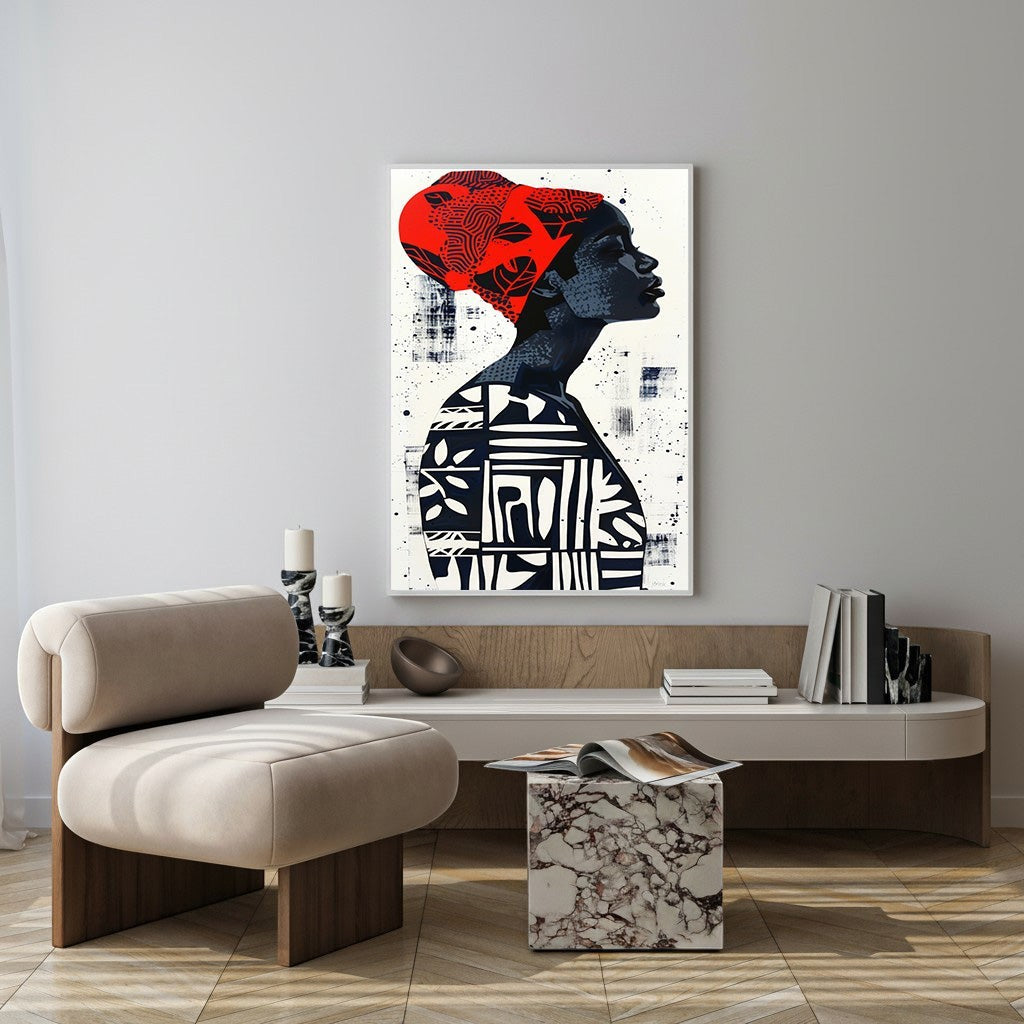 Abstract Portrait Wall Art
