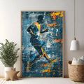 Abstract Runner Canvas Wall Art