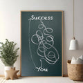 The Path To Success Abstract Art Print