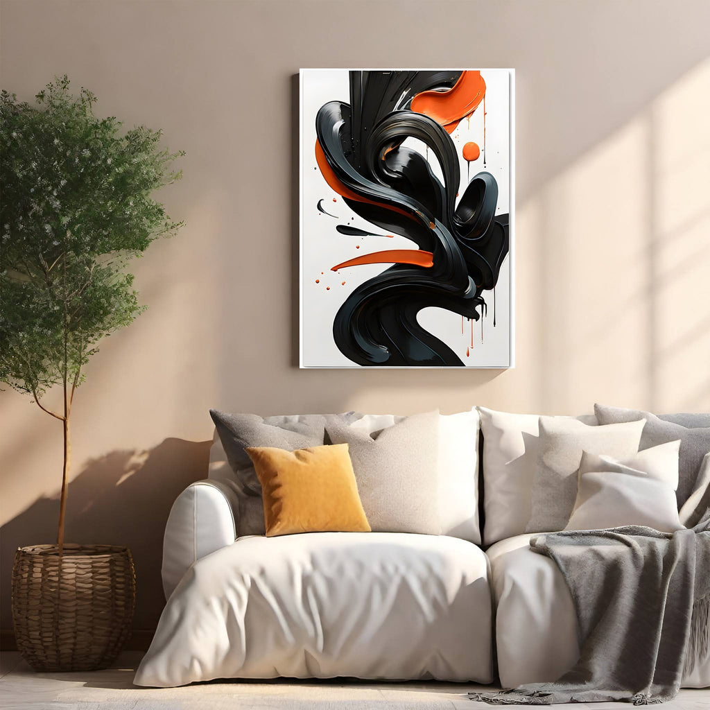 Abstract Swirl Wall Art