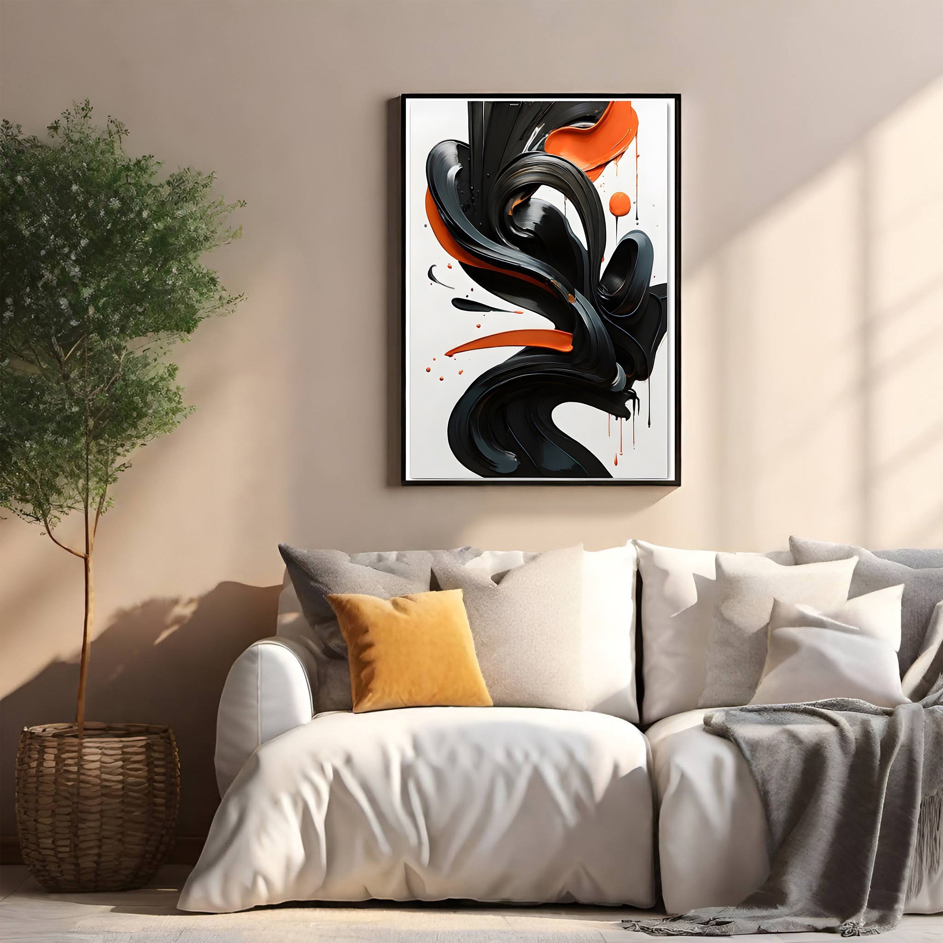 Abstract Swirl Wall Art