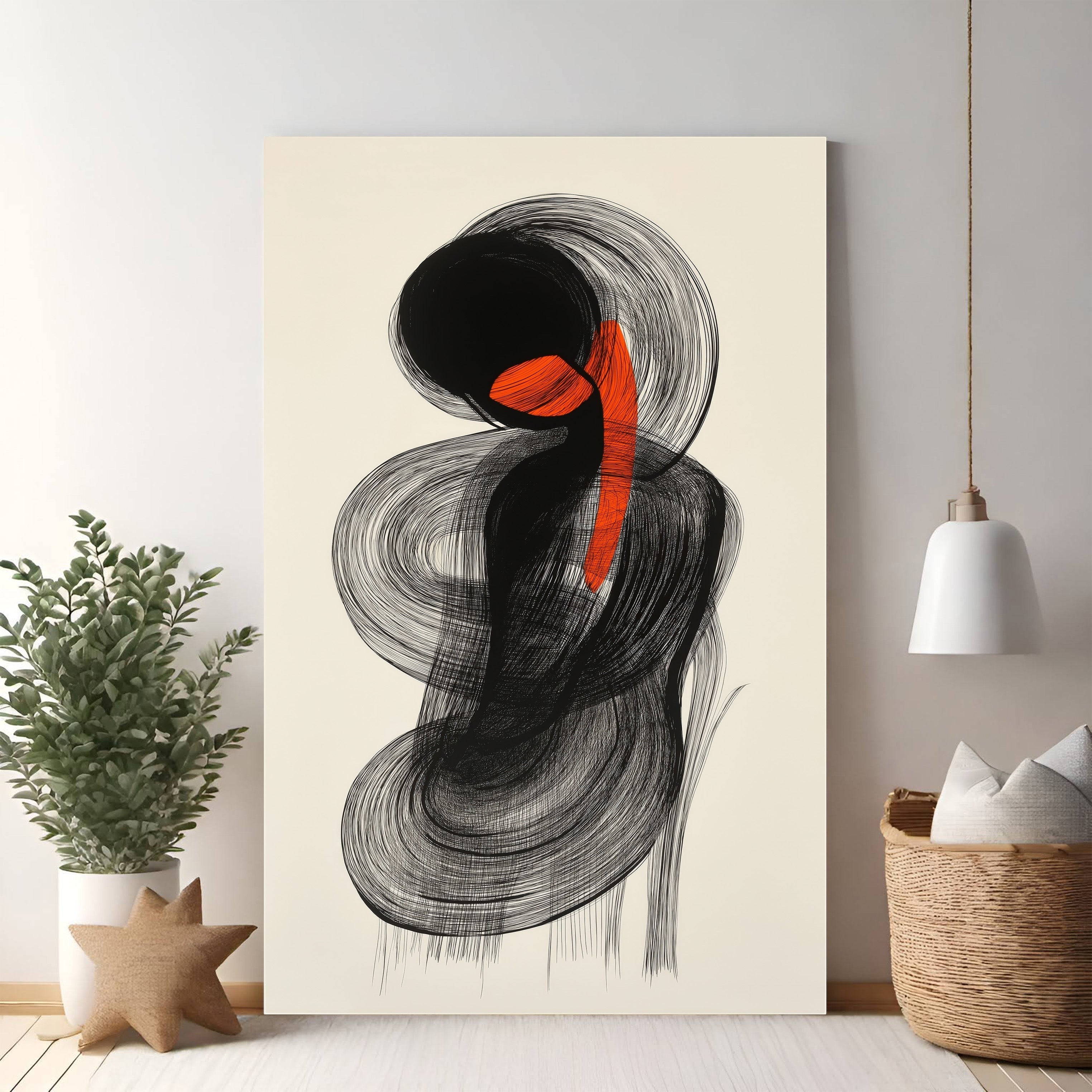 Abstract Swirls Wall Art