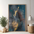 Abstract Textured Canvas Wall Art