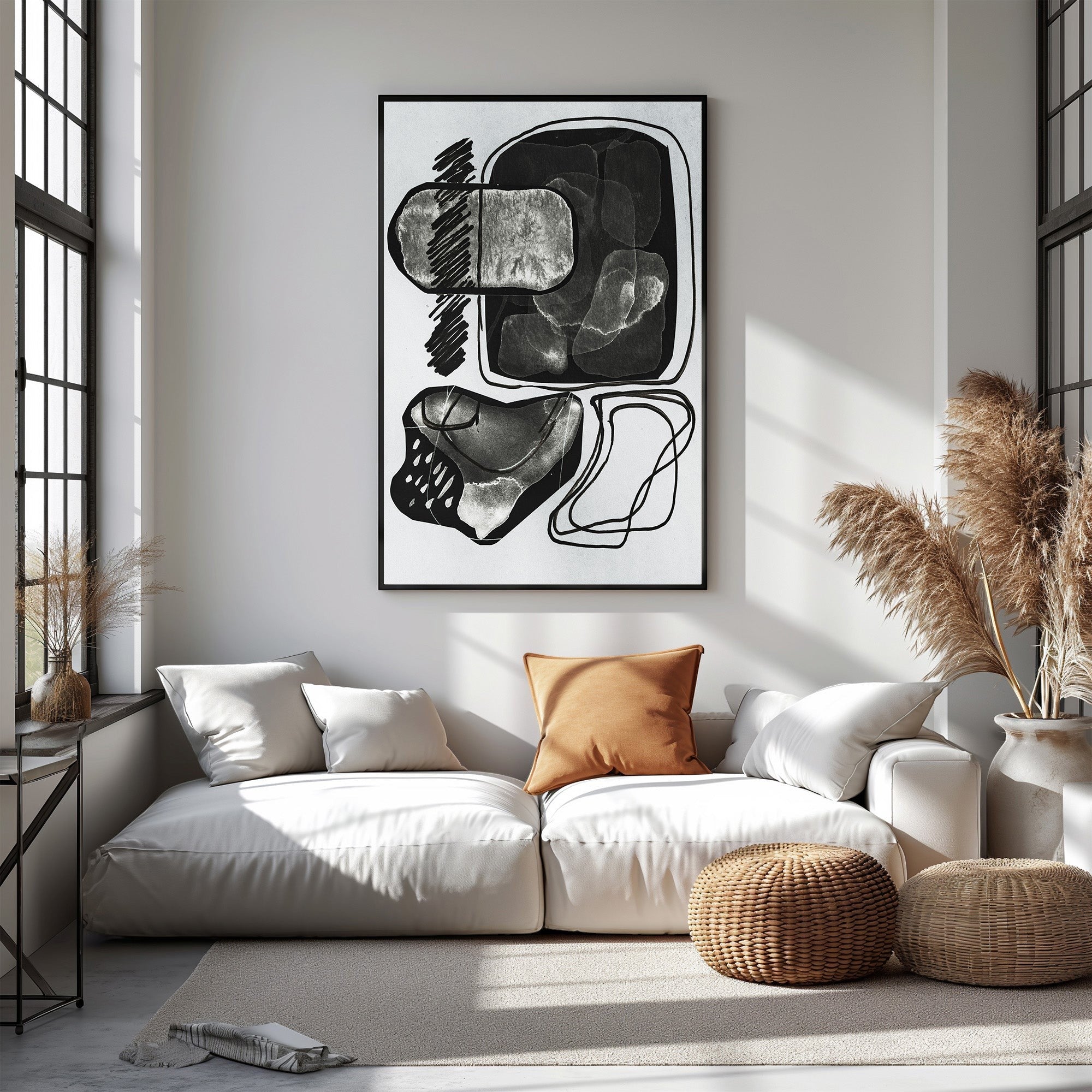 Abstract Shapes Wall Art