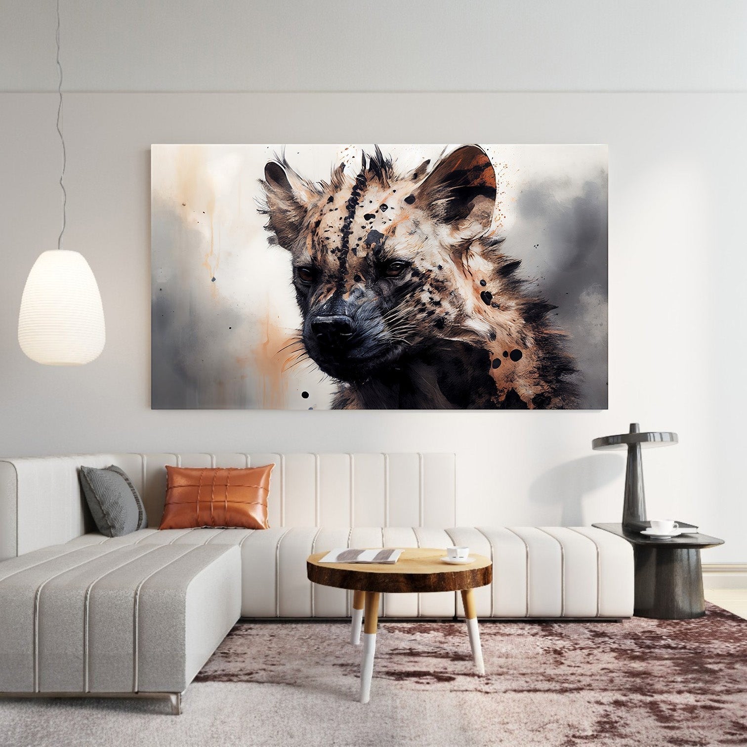 African Hyena Portrait Wall Art