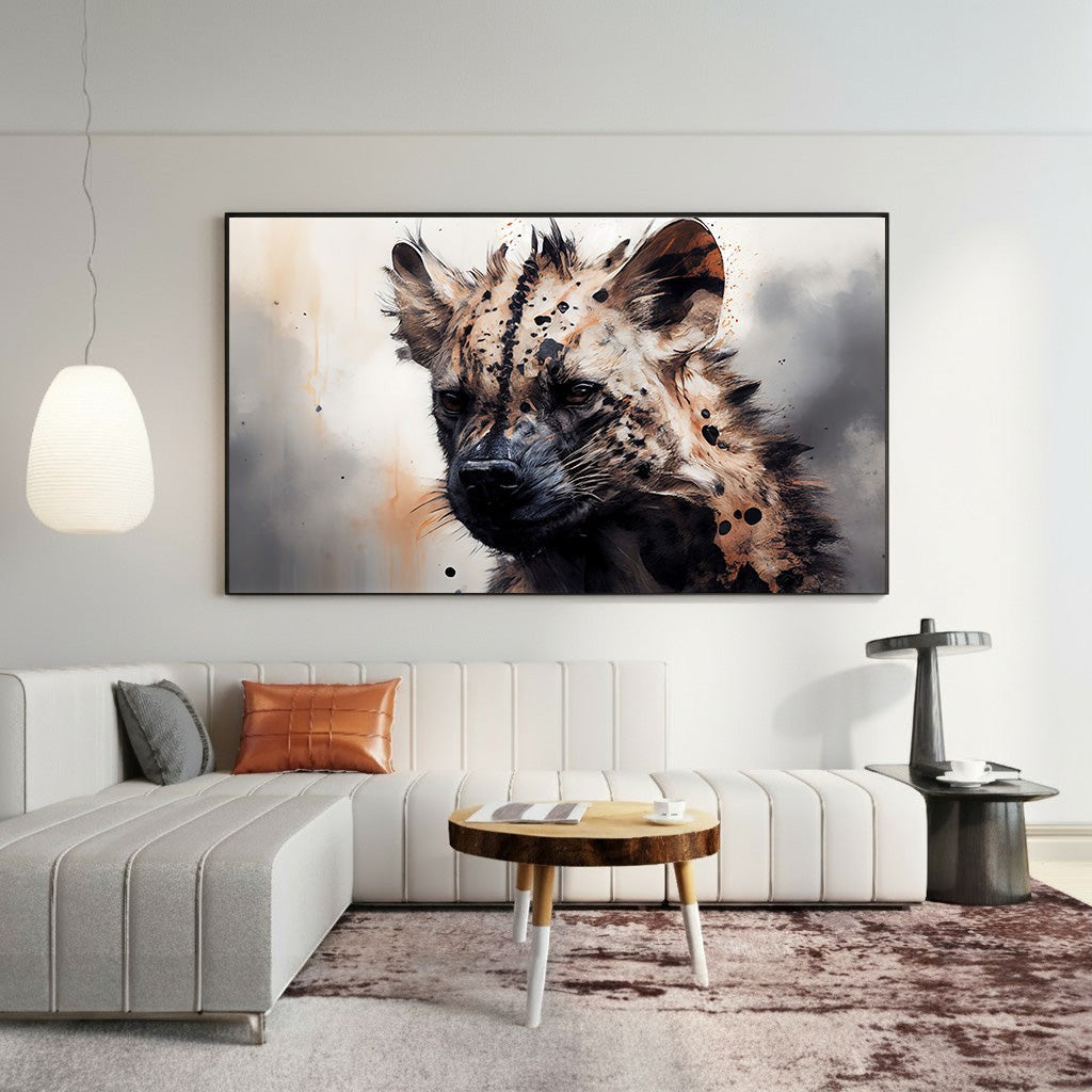 African Hyena Portrait Wall Art