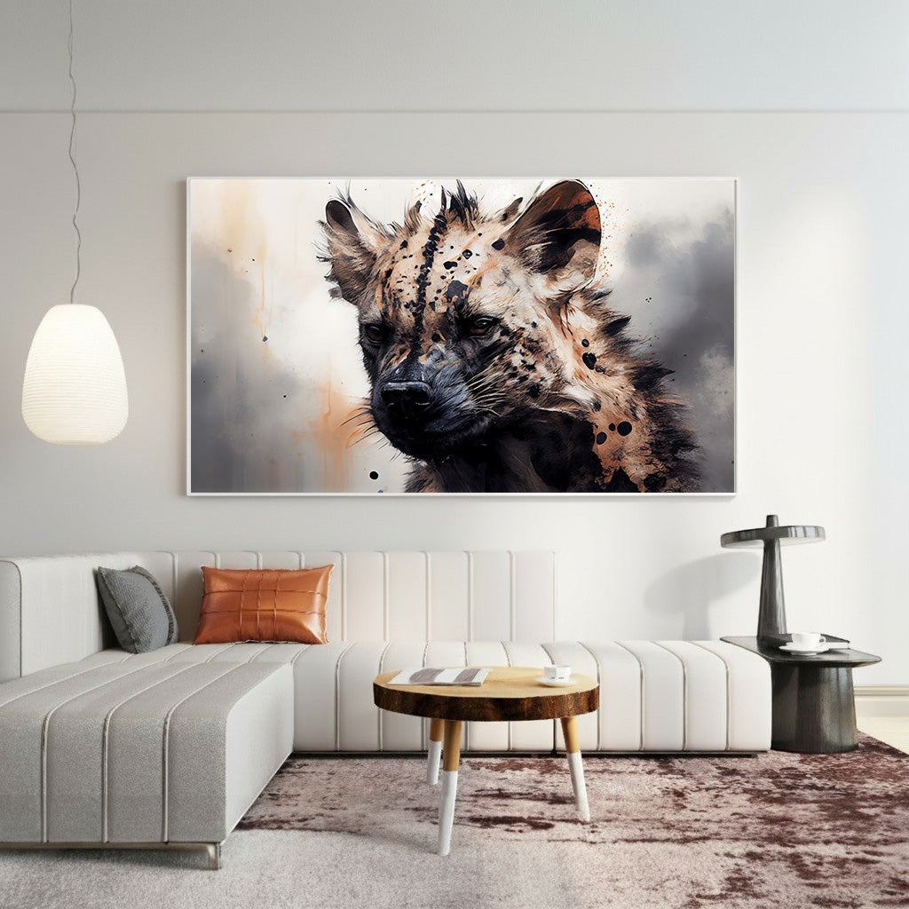 African Hyena Portrait Wall Art