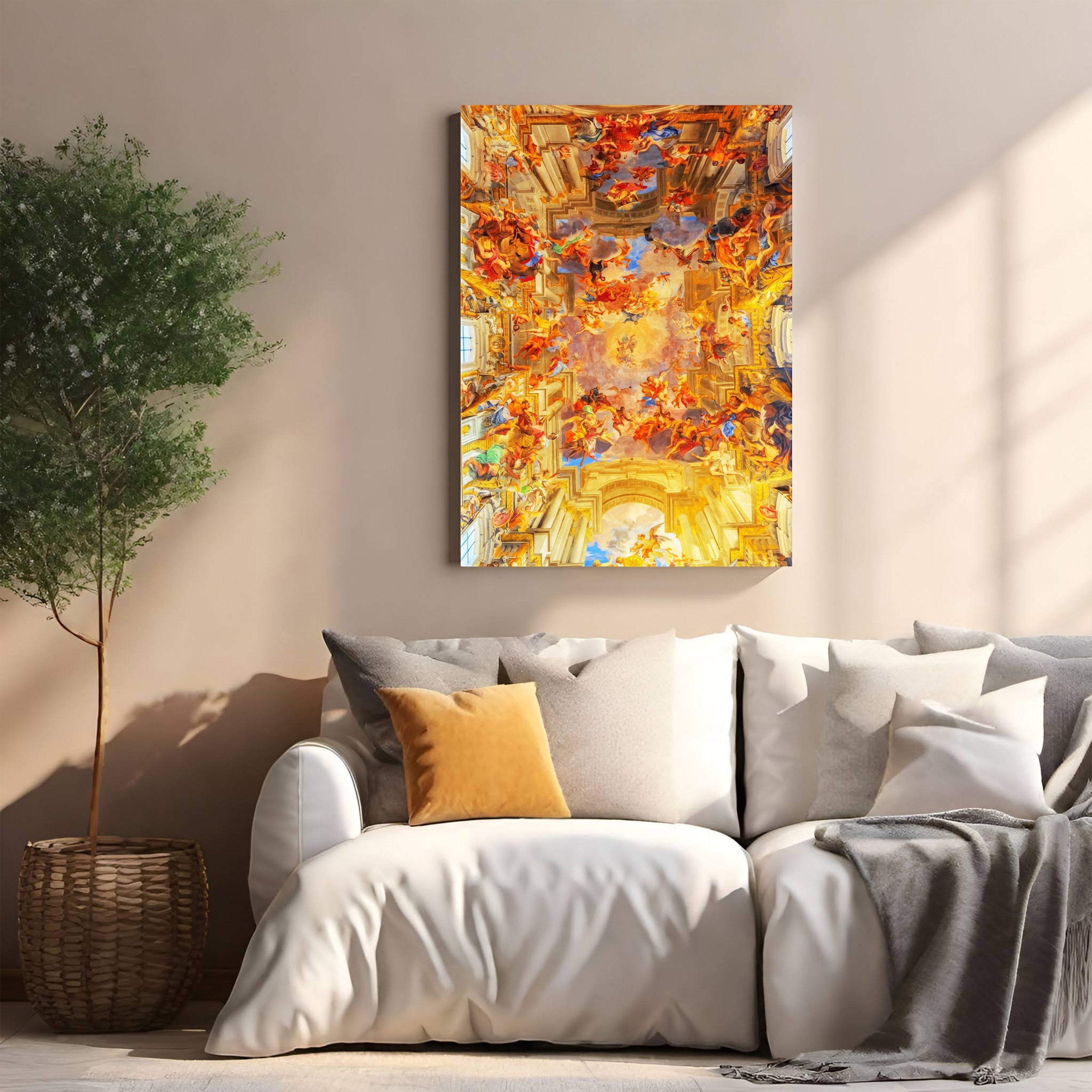 Baroque Ceiling Fresco Wall Art