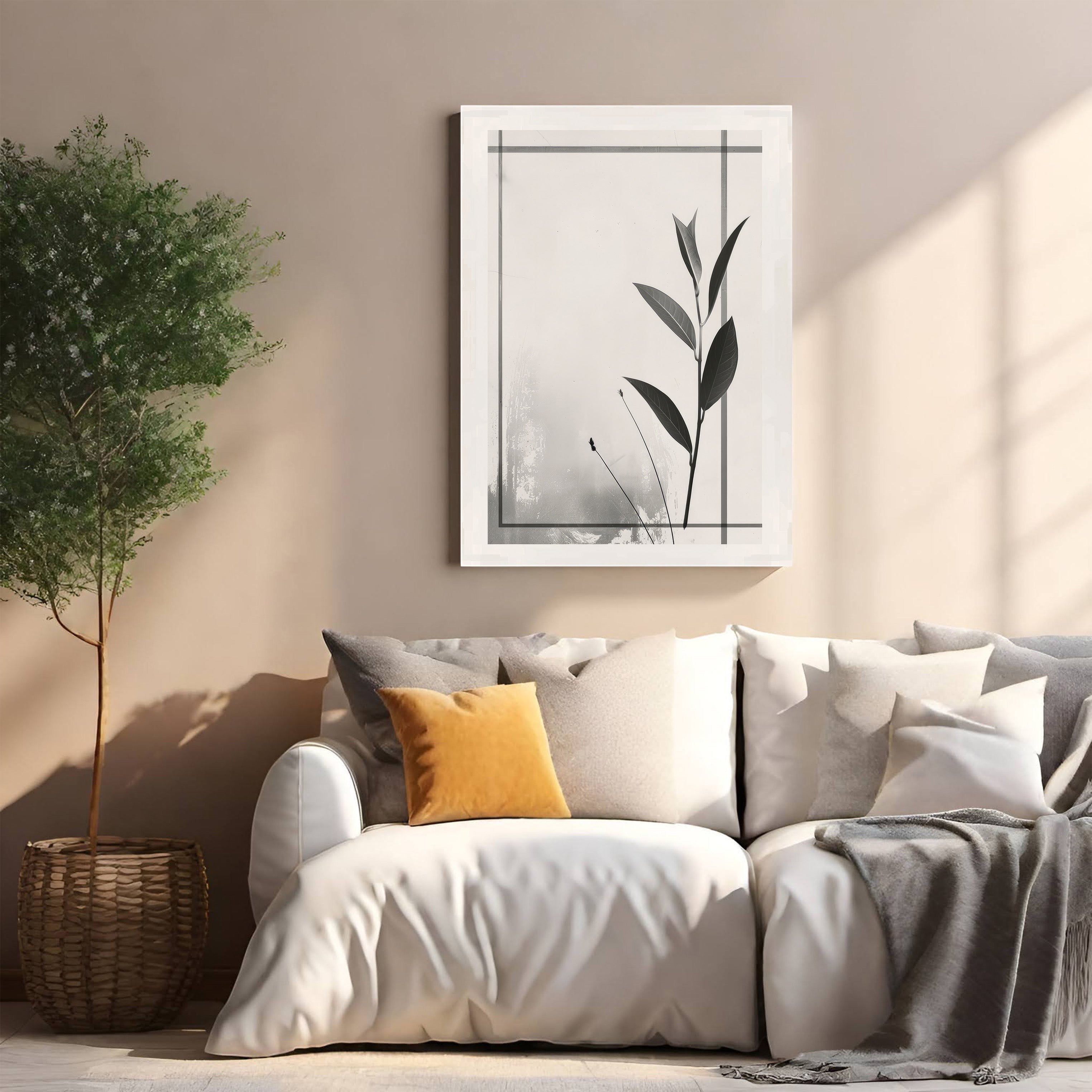 Botanical Line Art Framed Wall Art