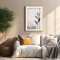 Botanical Line Art Framed Wall Art