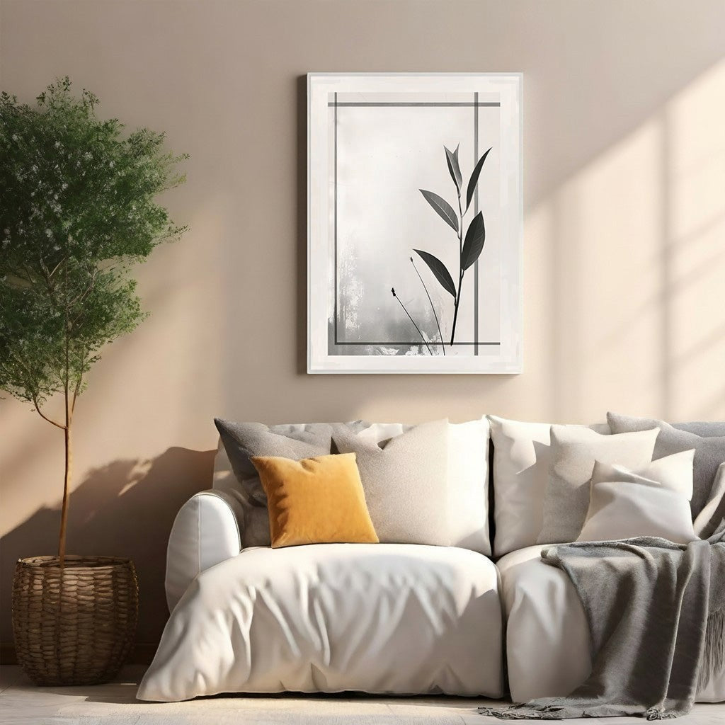 Botanical Line Art Framed Wall Art