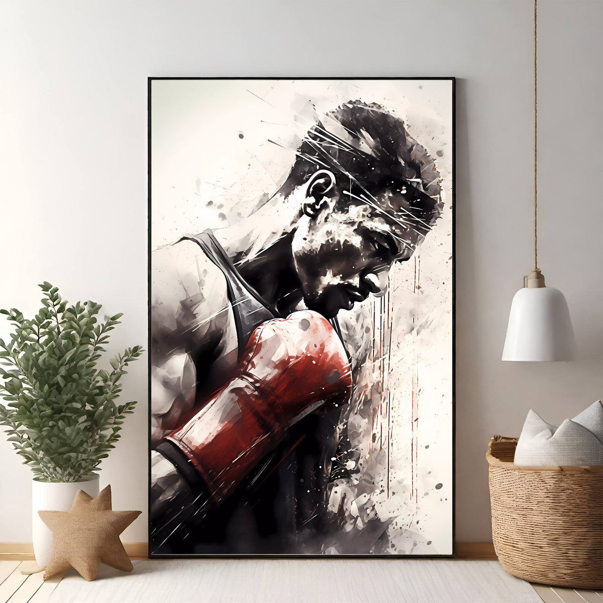 The Boxer's Moment Of Reflection