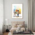 Child Painting Abstract Art