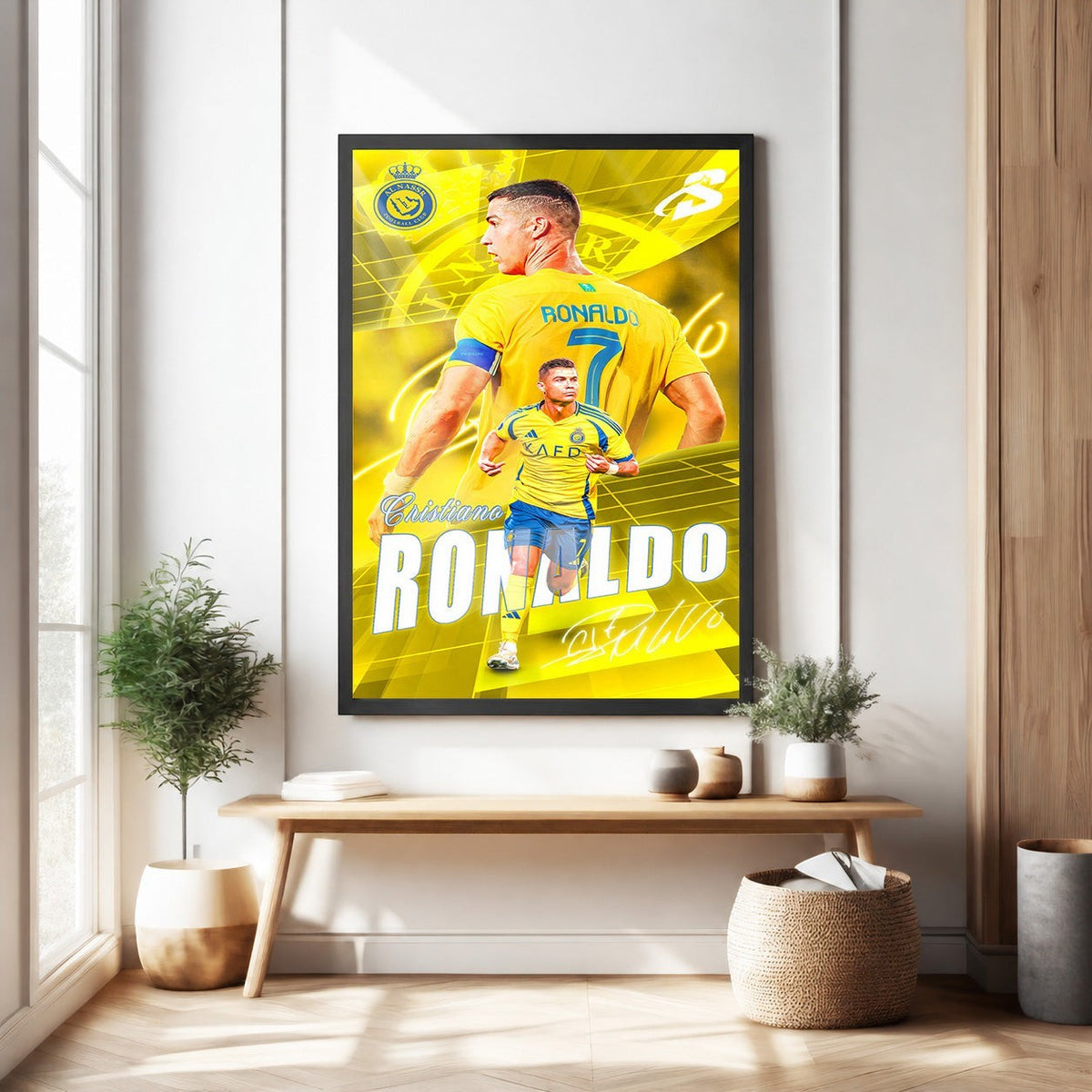 Cristiano Ronaldo Football Player Poster