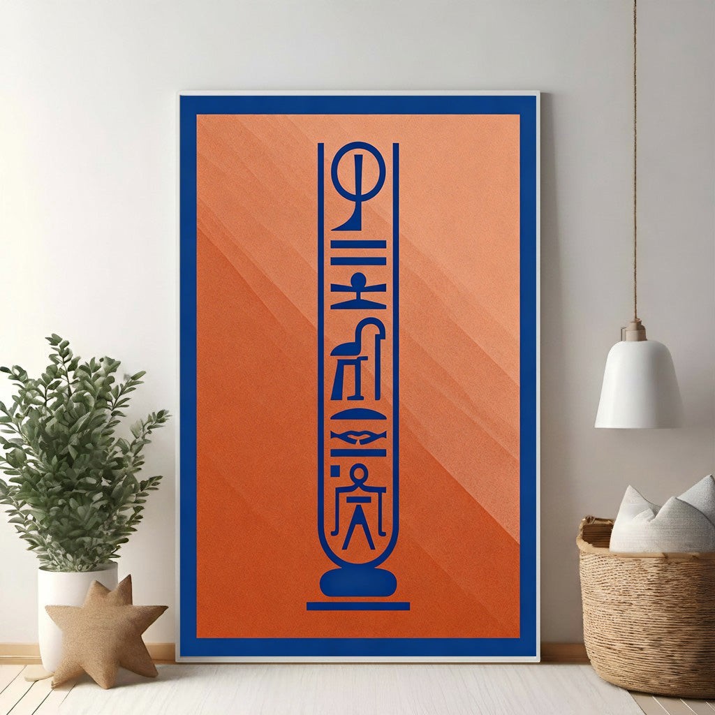 Ancient Egyptian Hieroglyphic Art Print