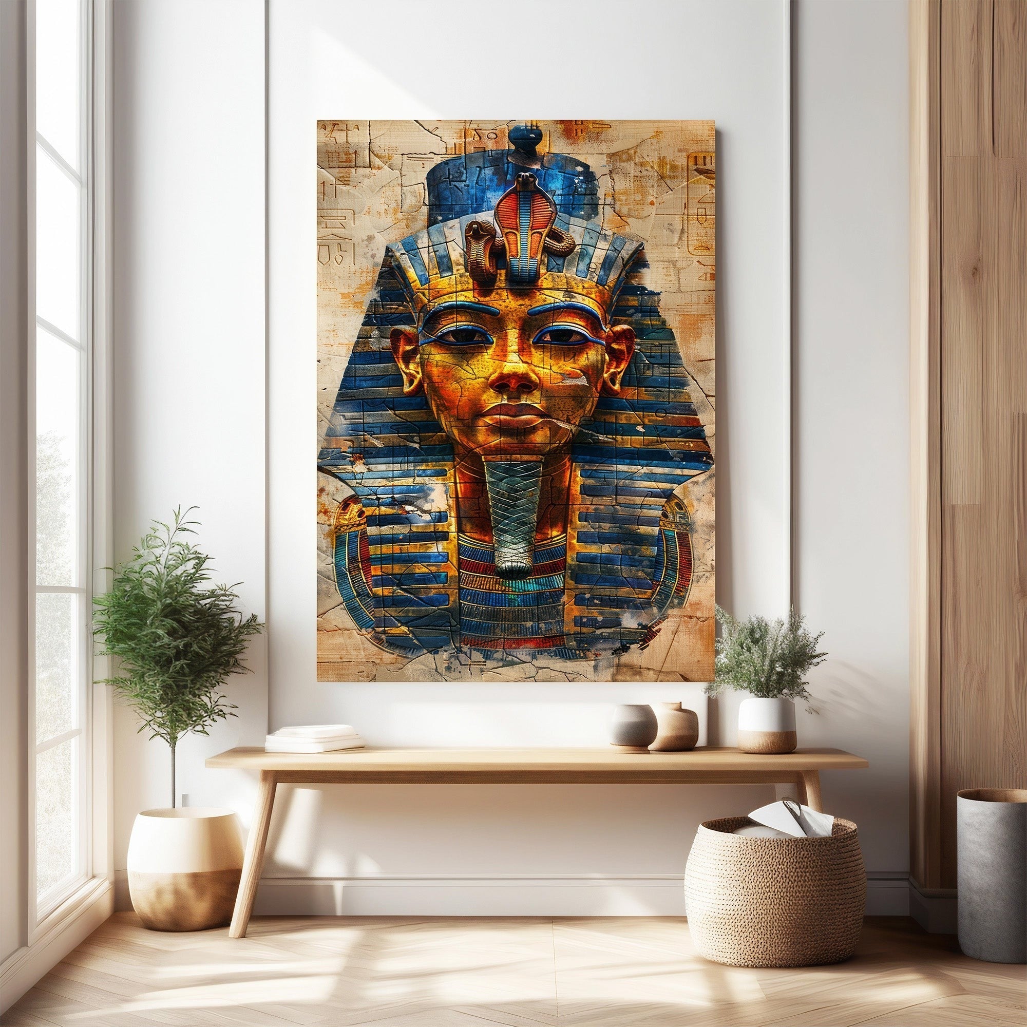 Ancient Egyptian Pharaoh Portrait Wall Art
