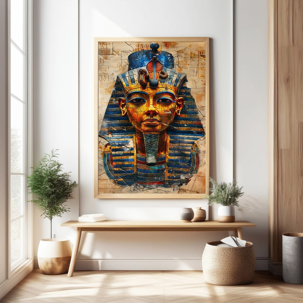 Ancient Egyptian Pharaoh Portrait Wall Art