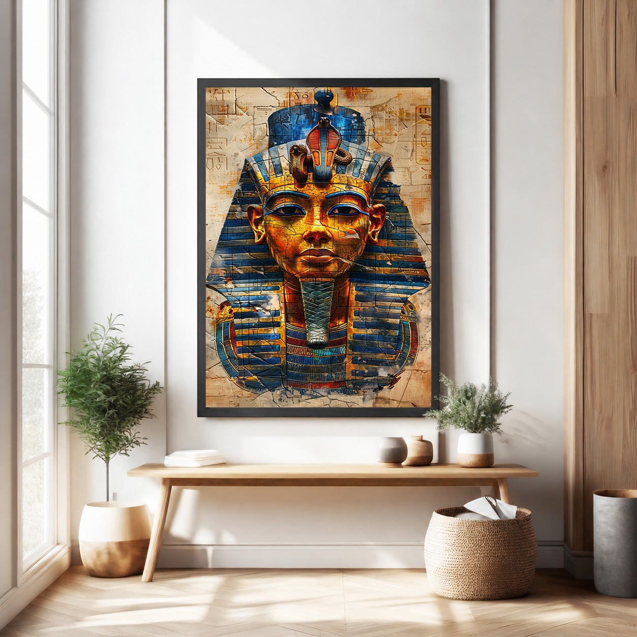 Ancient Egyptian Pharaoh Portrait Wall Art