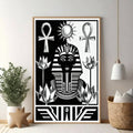 Ancient Egyptian Pharaoh Portrait Wall Art