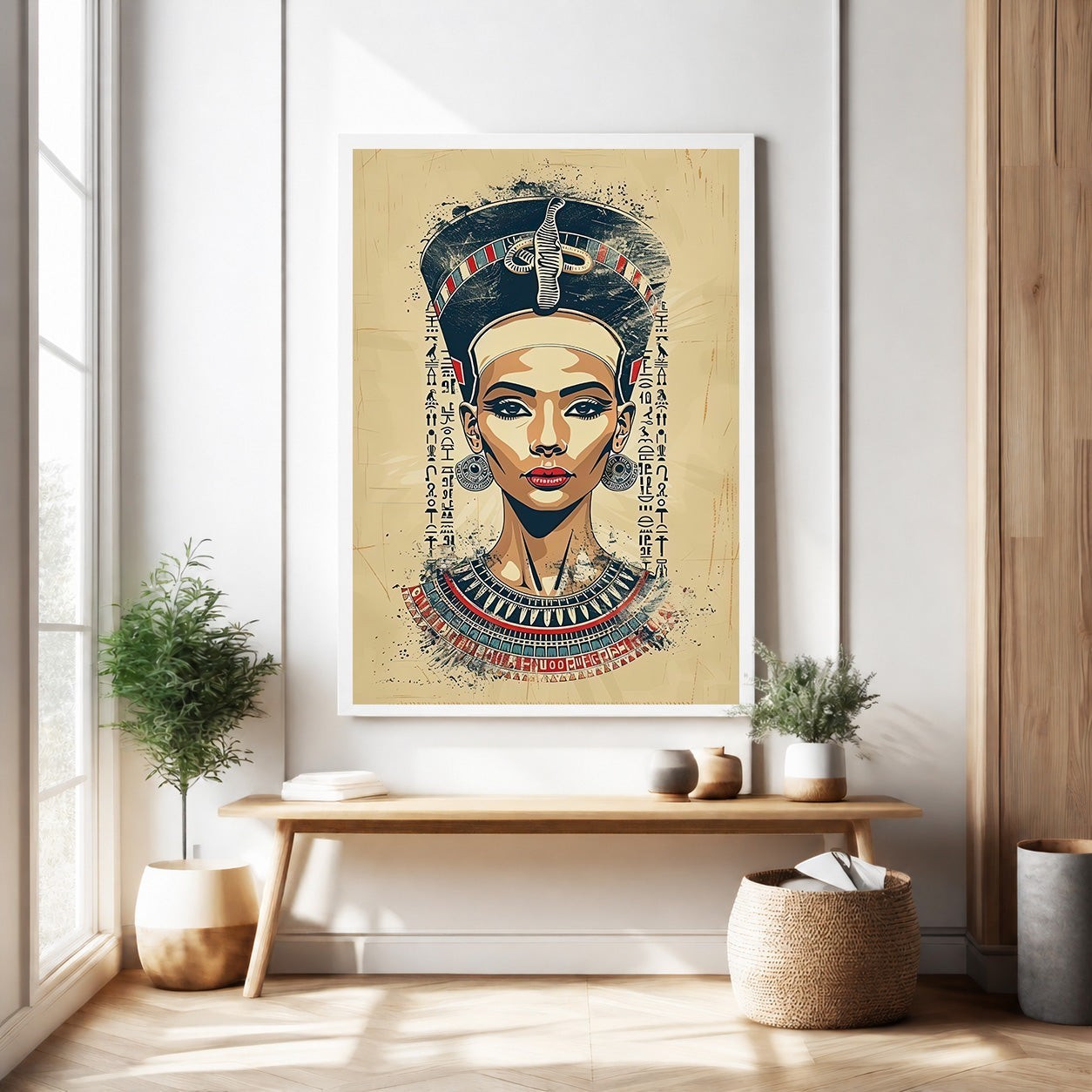 Ancient Egyptian Queen Portrait Wall Art
