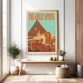 Vintage Egyptian Sphinx Poster