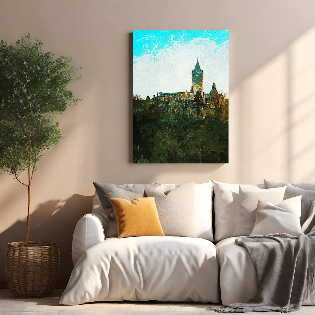 European Castle Landscape Wall Art