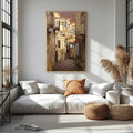 European Village Street Scene Wall Art
