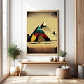 Geometric Pyramid Landscape Wall Art