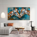 Giraffe Embrace Wall Art