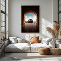 Islamic Archway With Kaaba View Wall Art