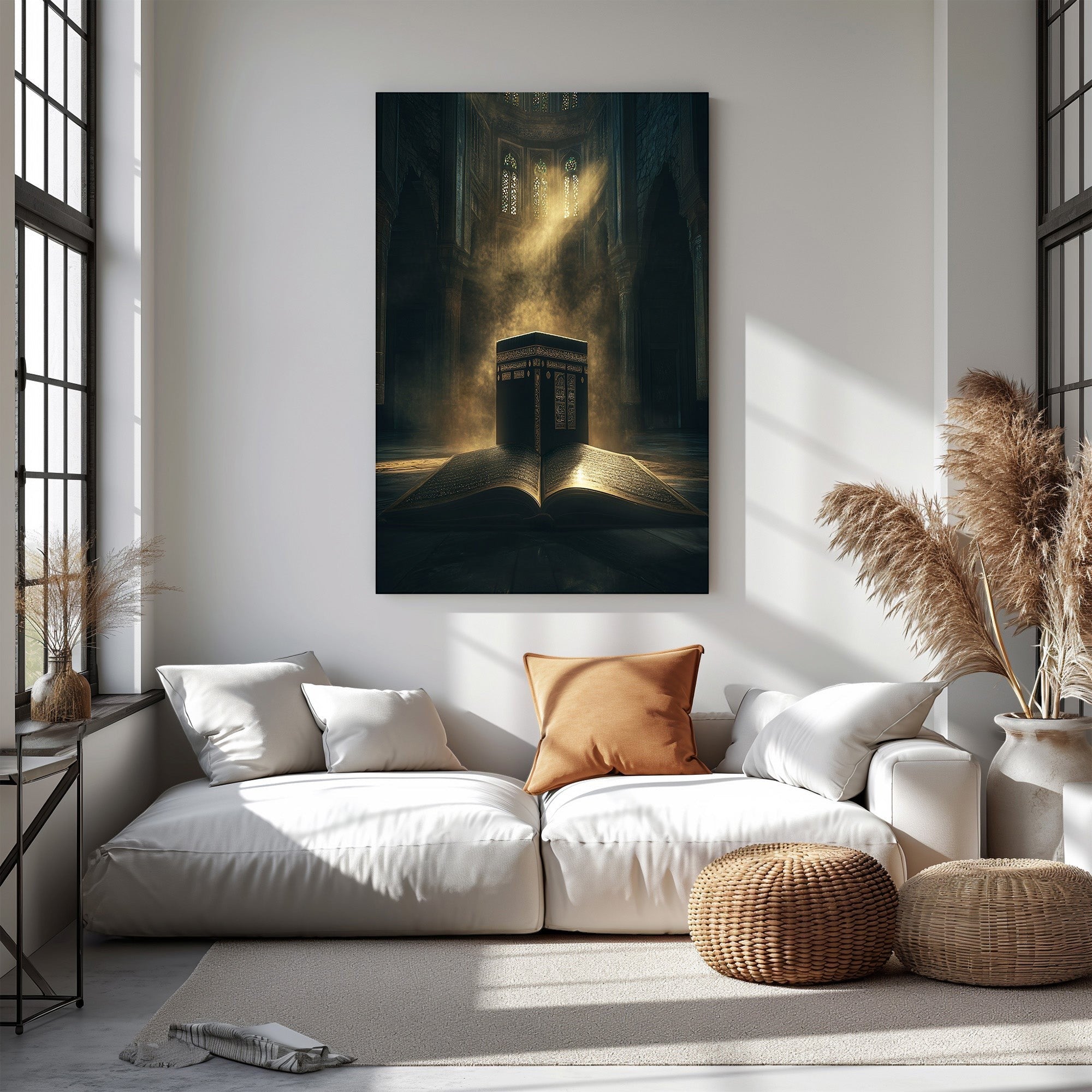 Islamic Kaaba And Quran Wall Art