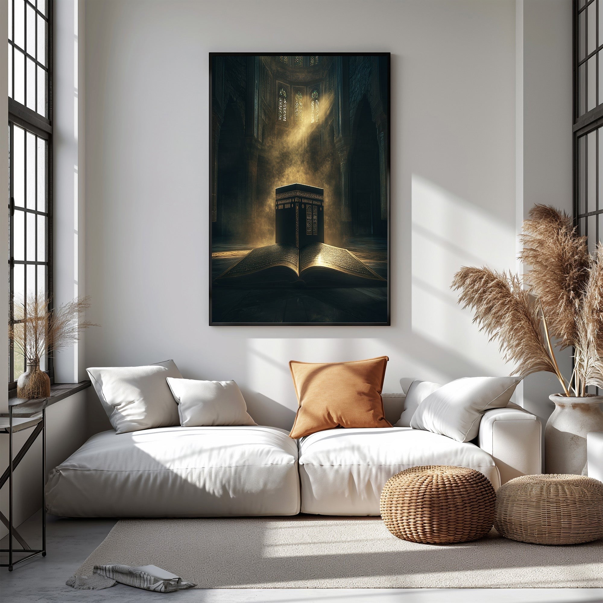 Islamic Kaaba And Quran Wall Art