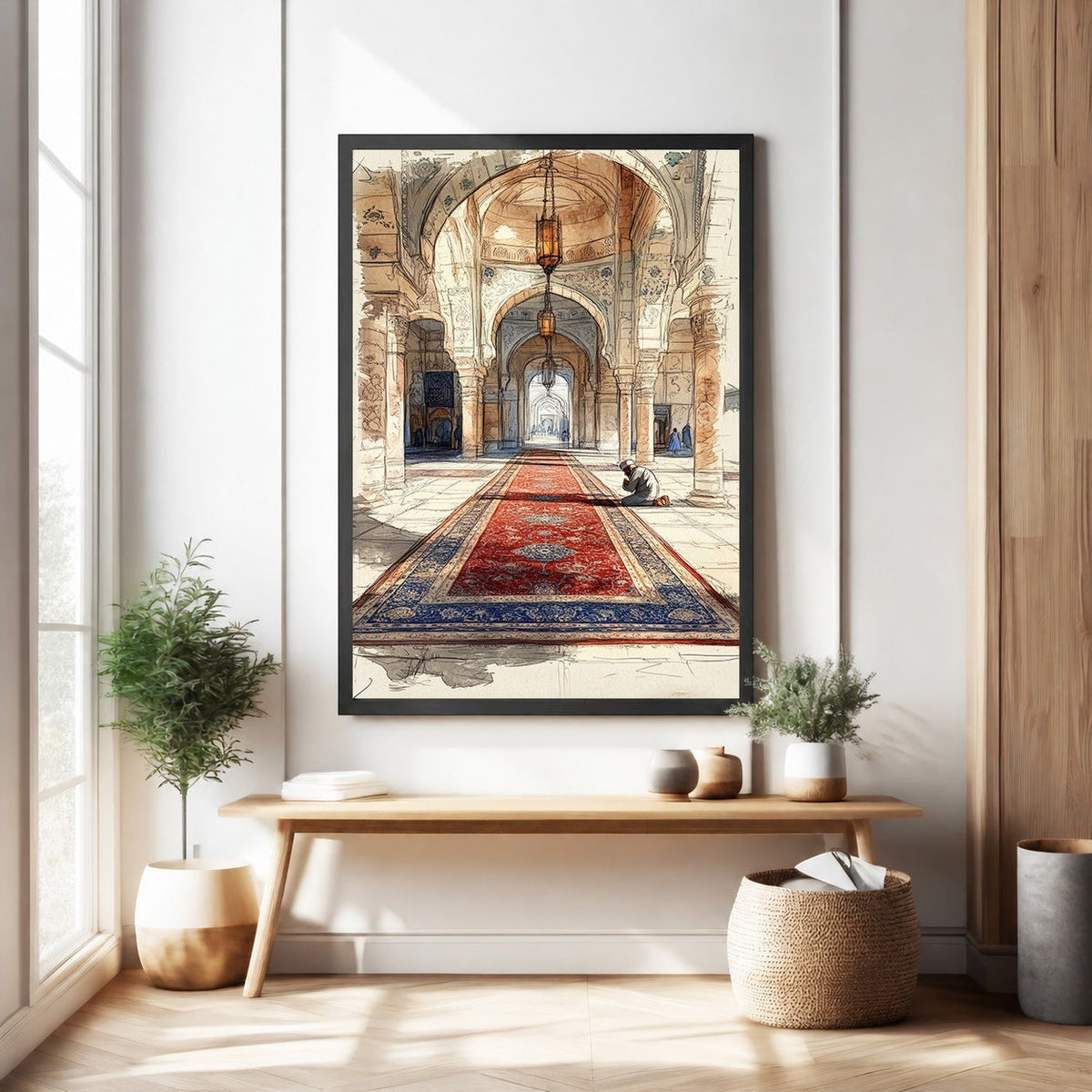 Islamic Mosque Hallway Art Print