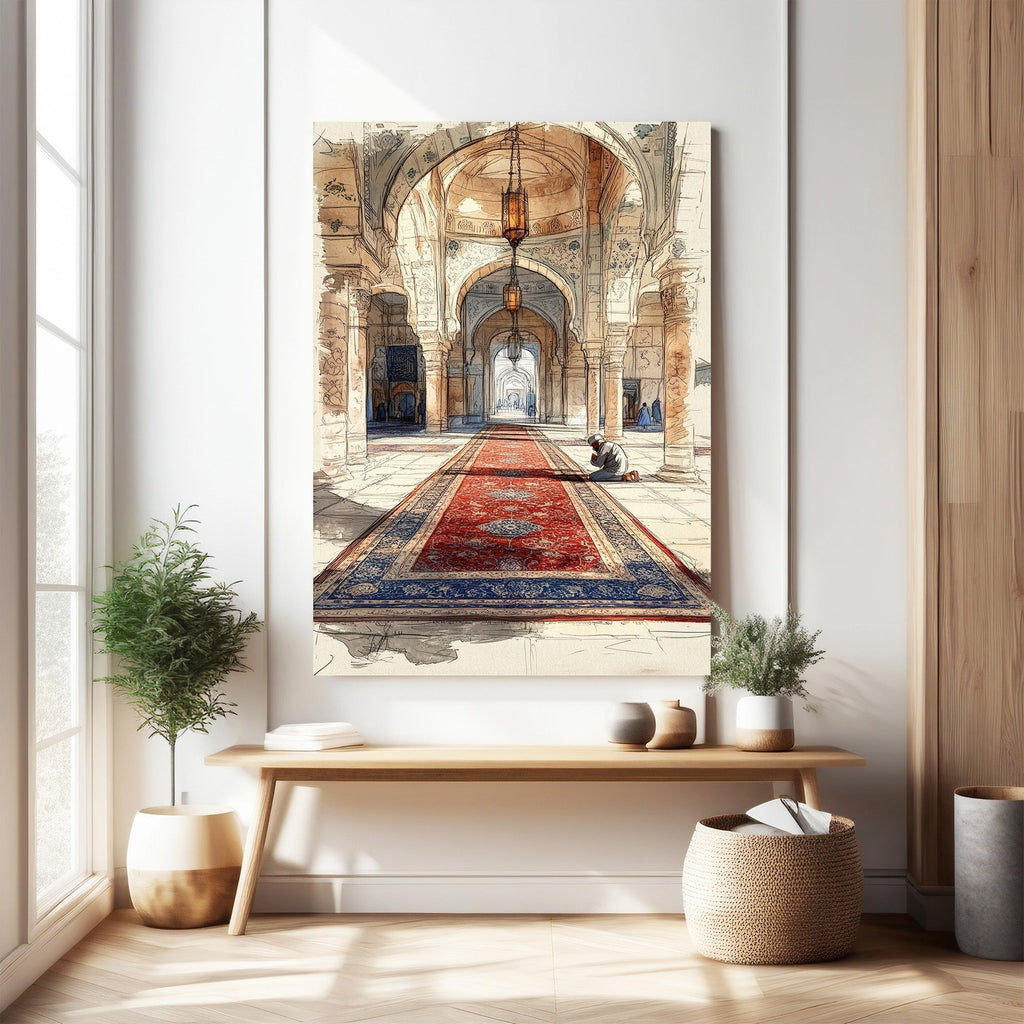 Islamic Mosque Hallway Art Print
