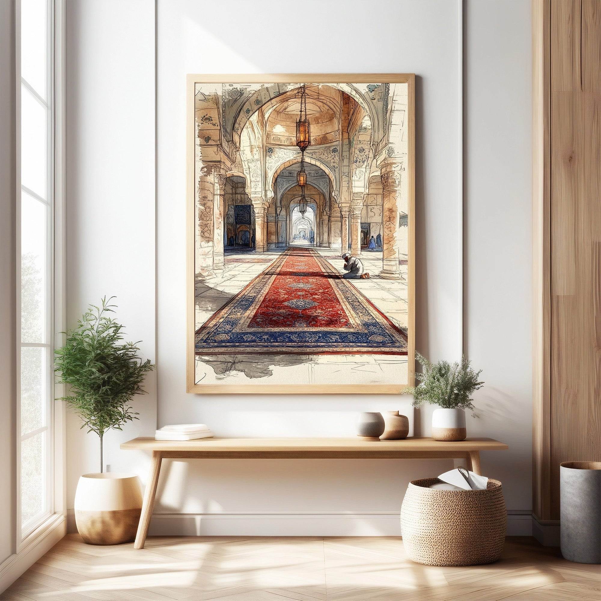 Islamic Mosque Hallway Art Print