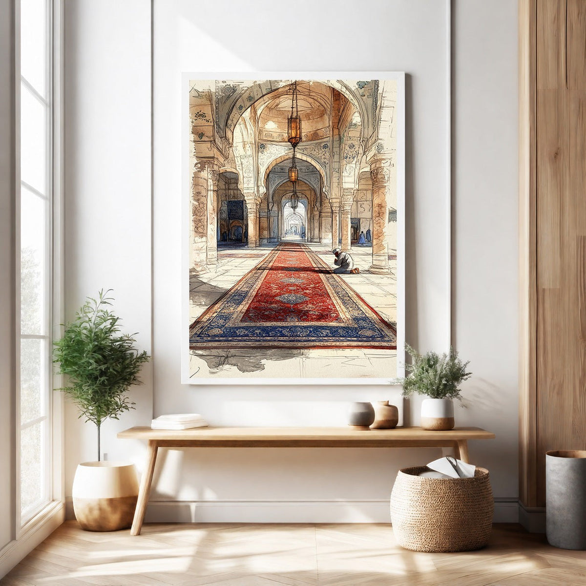 Islamic Mosque Hallway Art Print