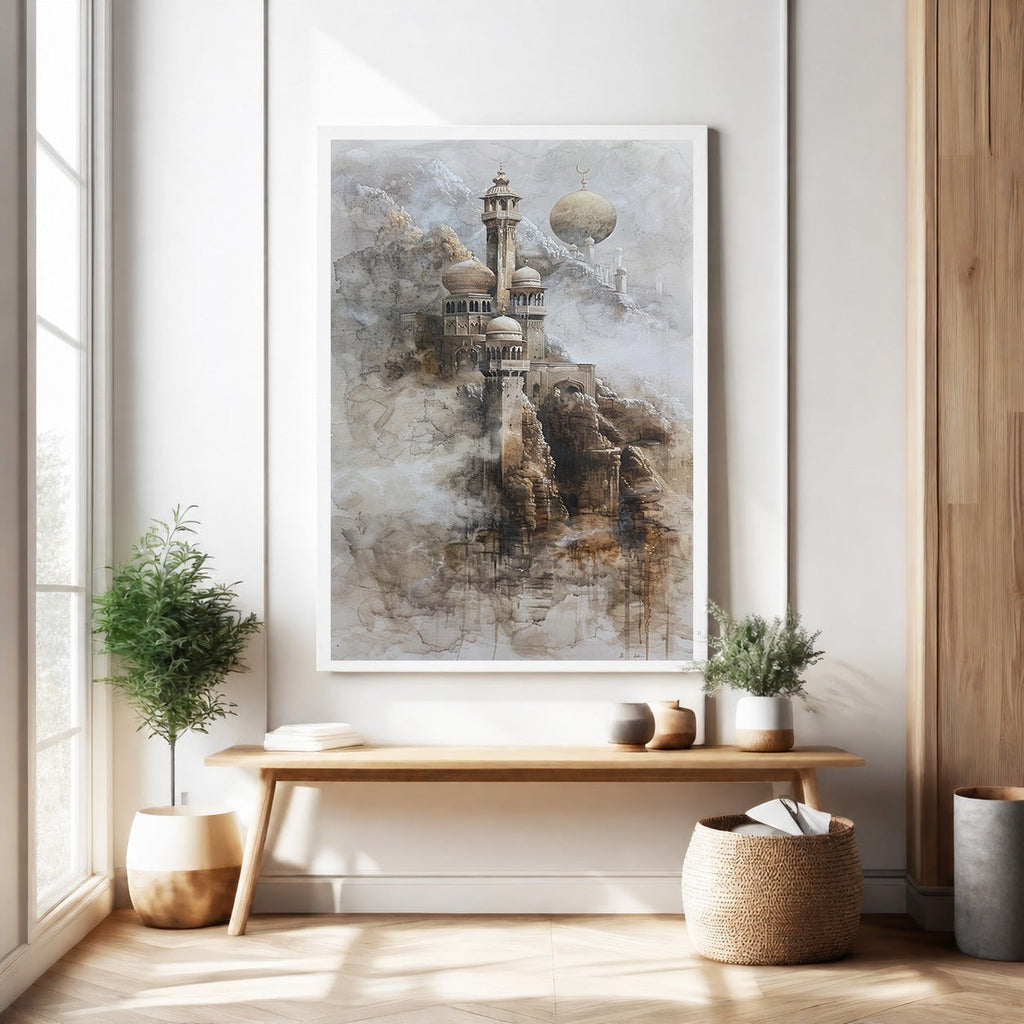 Islamic Mosque Landscape Wall Art