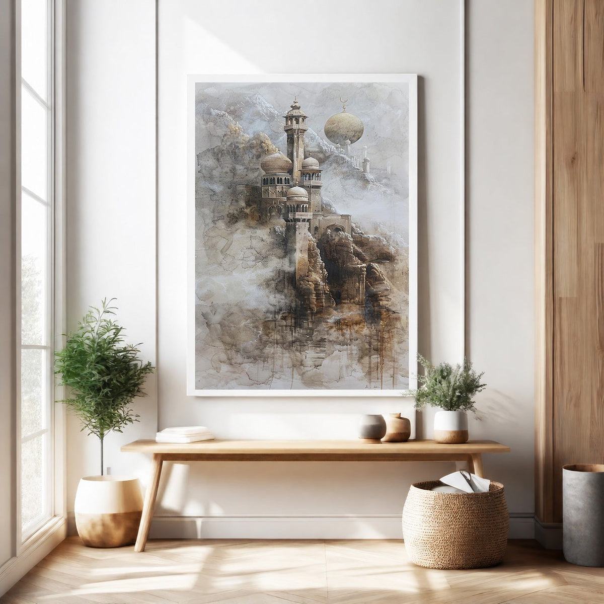 Islamic Mosque Landscape Wall Art