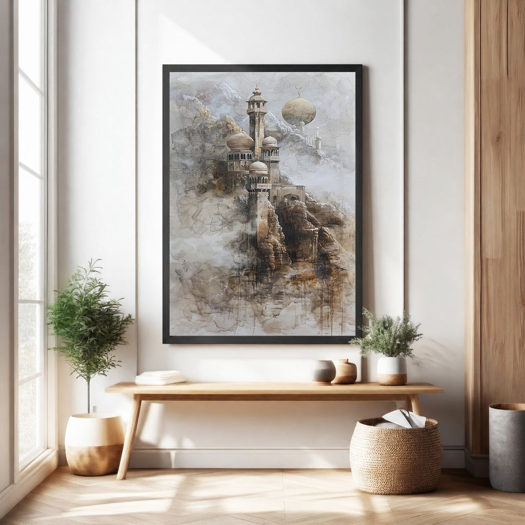 Islamic Mosque Landscape Wall Art
