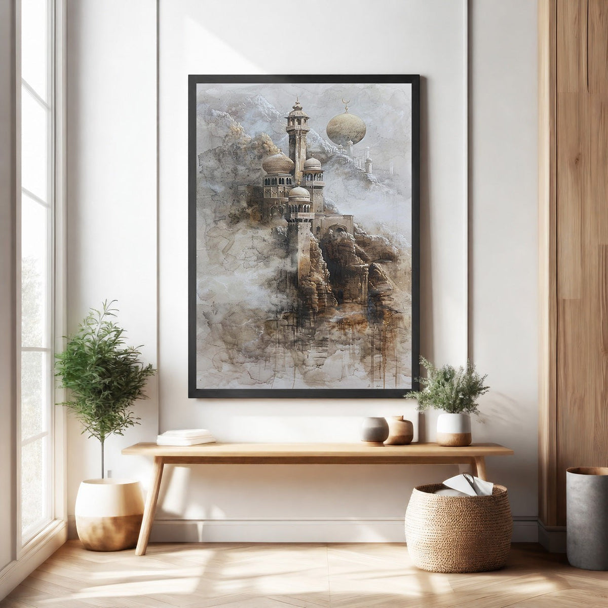 Islamic Mosque Landscape Wall Art