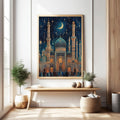 Majestic Mosque Under Starry Night Sky