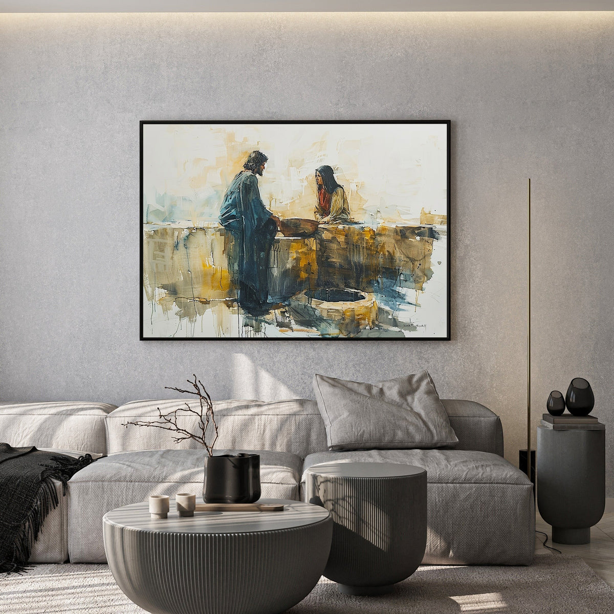 Jesus And The Samaritan Woman At The Well