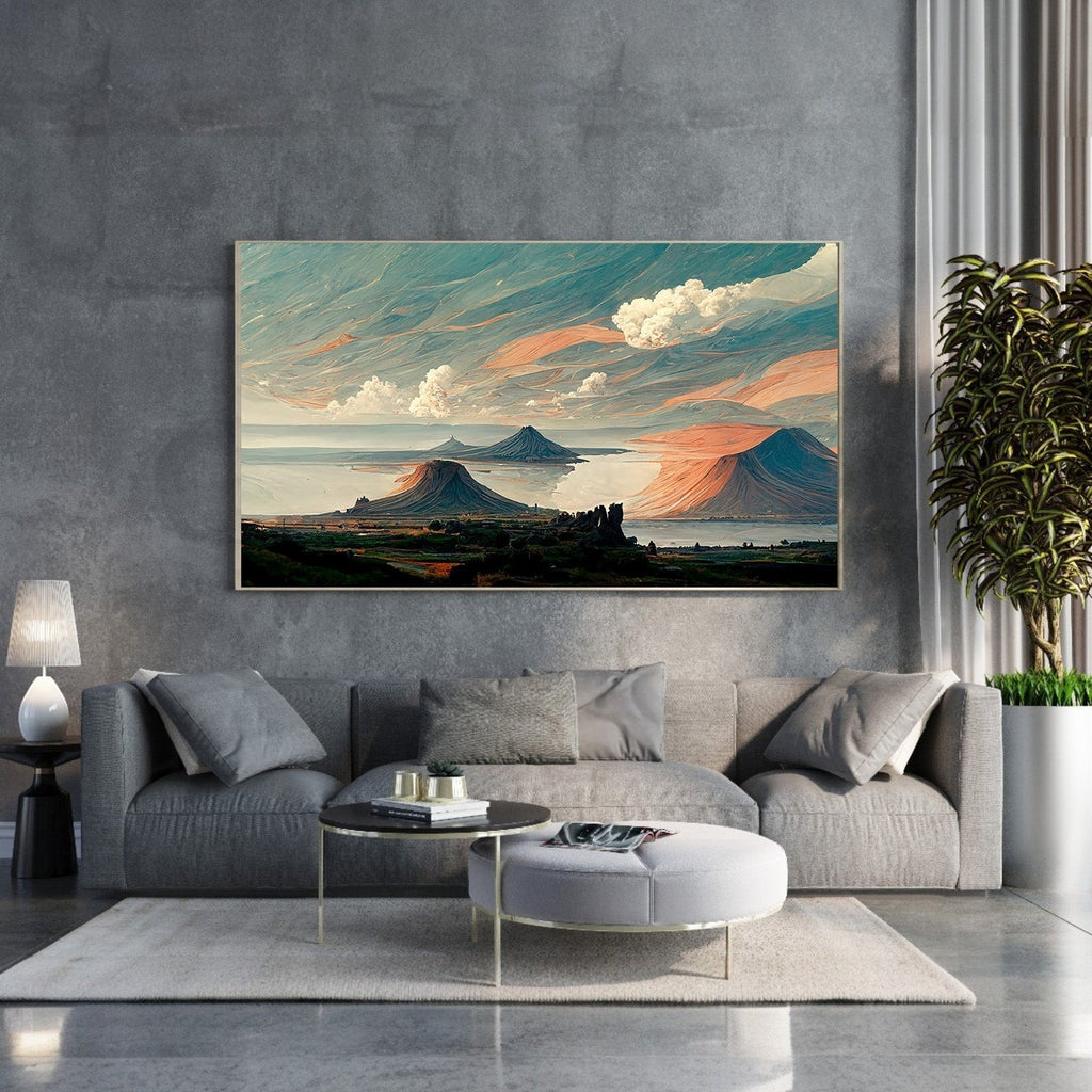 Majestic Mountain Landscape Wall Art