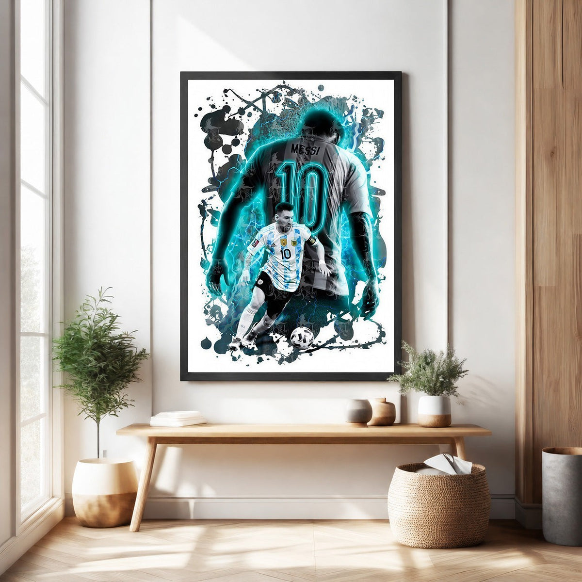 Dynamic Soccer Player Art Print
