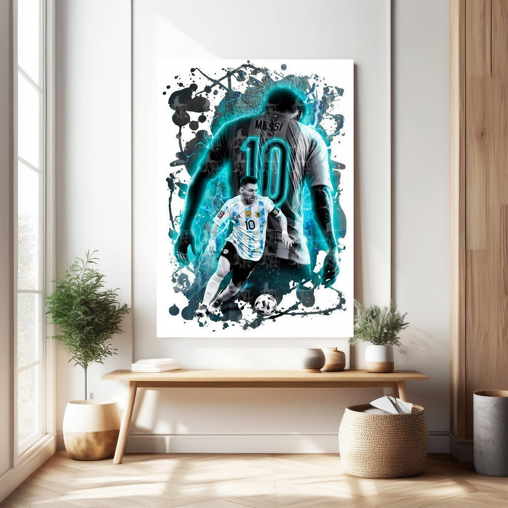 Dynamic Soccer Player Art Print
