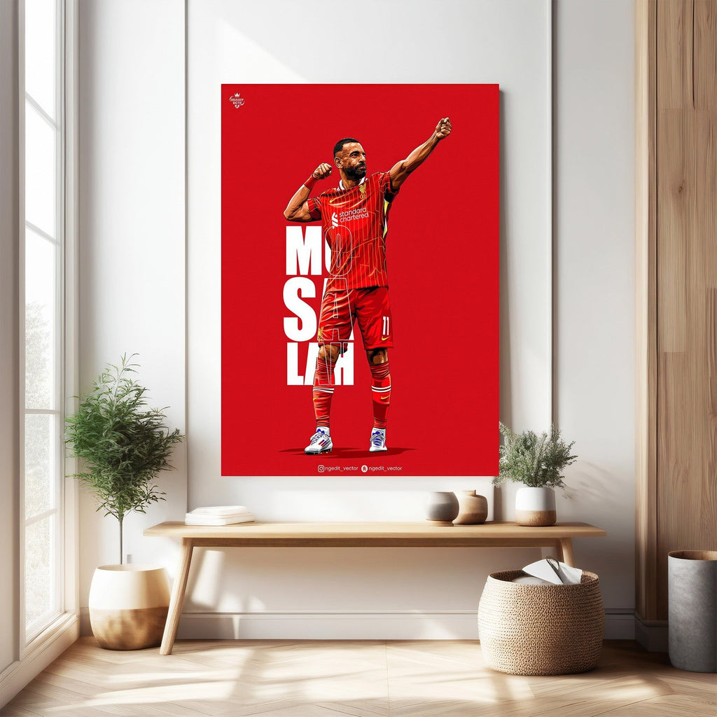 Mohamed Salah Football Player Art Print