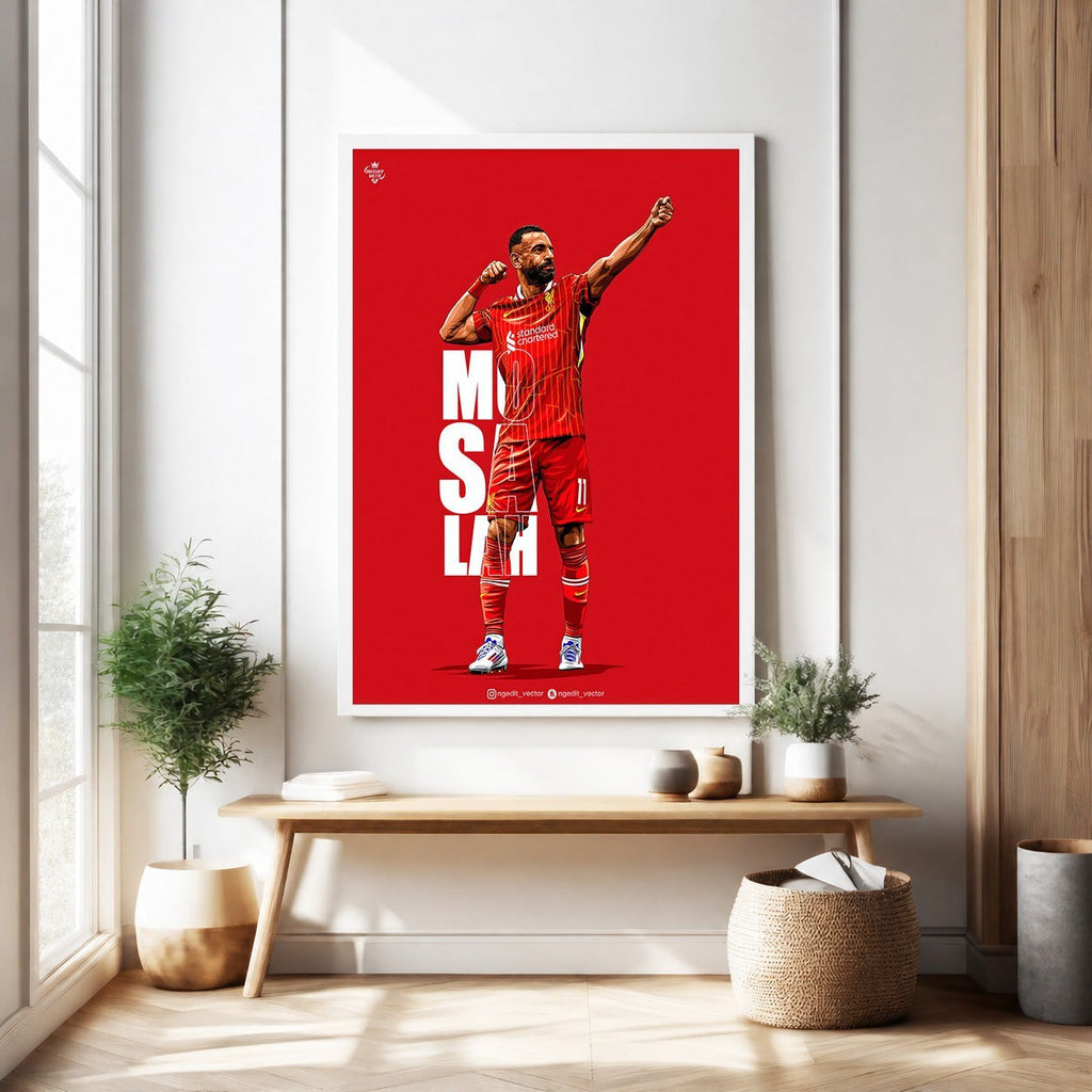 Mohamed Salah Football Player Art Print