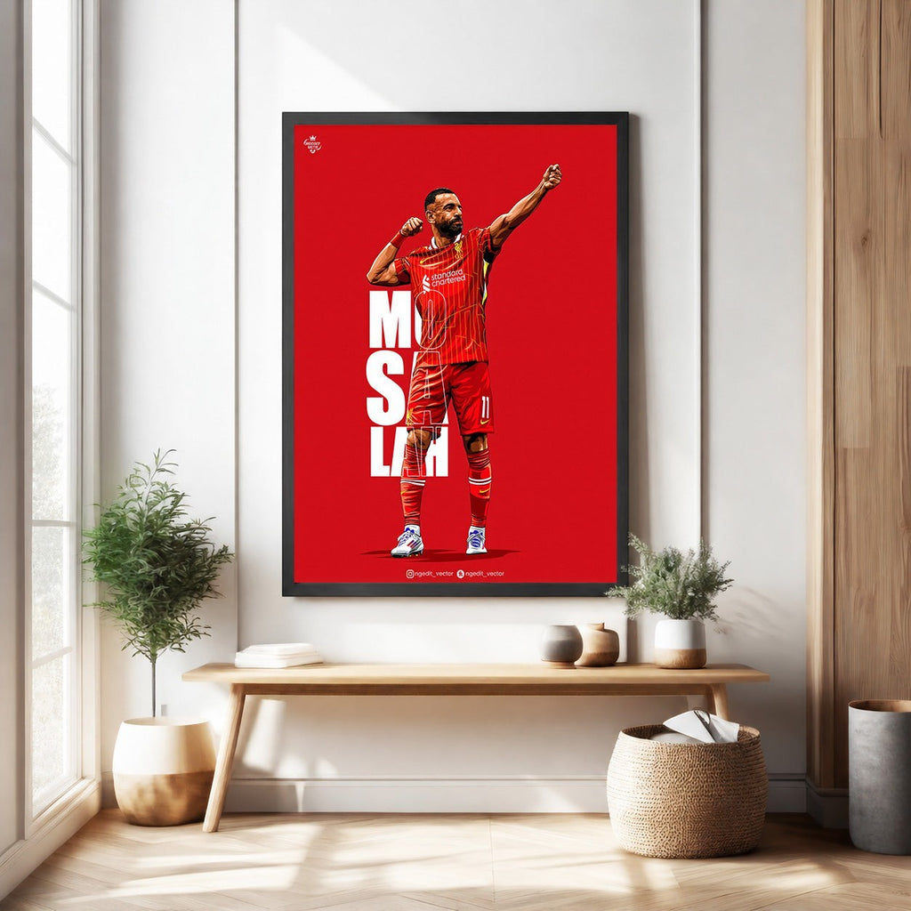 Mohamed Salah Football Player Art Print
