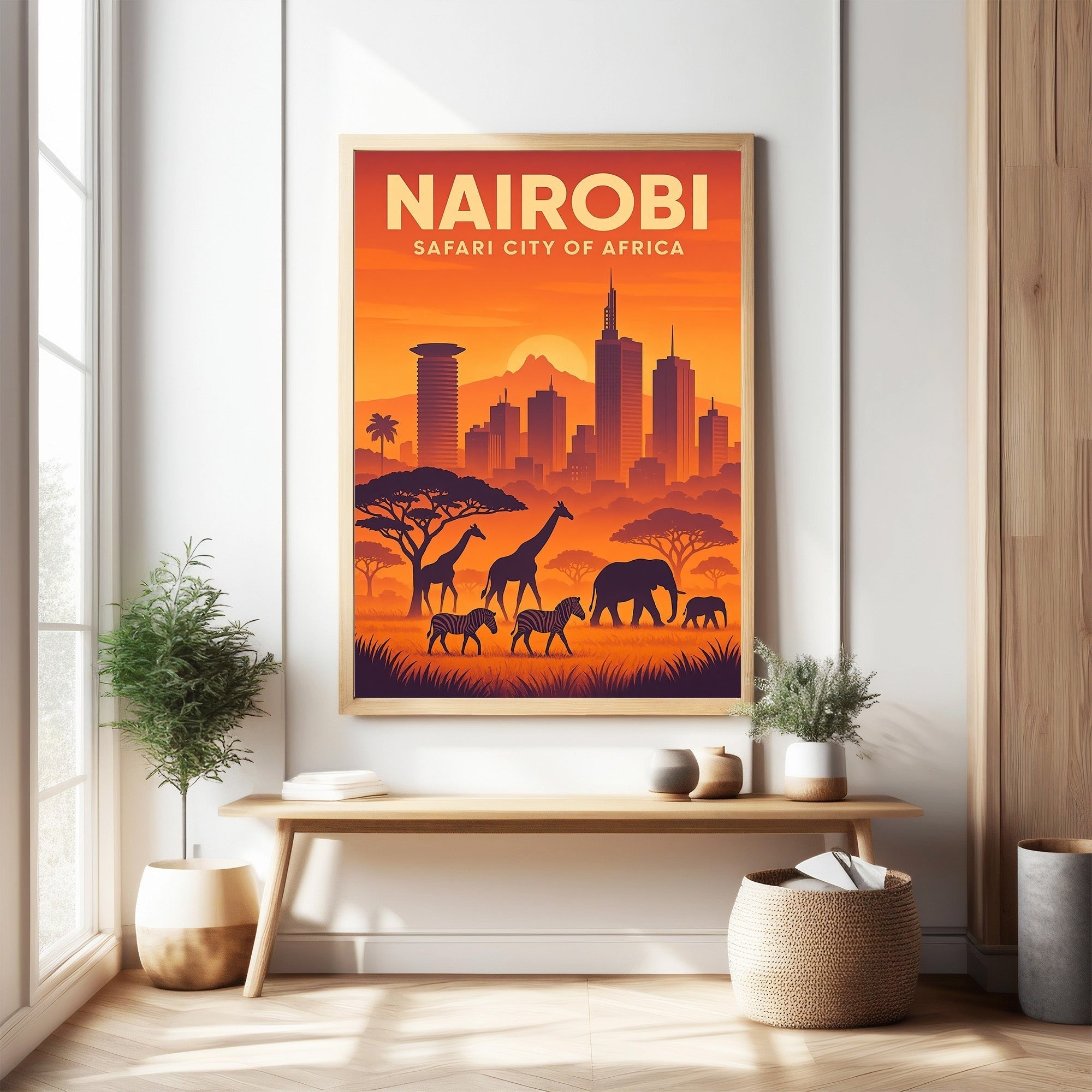 Nairobi Safari City Of Africa Poster